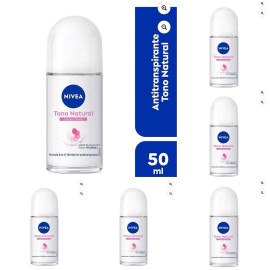 NIVEA 6 Pack Nivea Desodorante Deodor Aclarado Natural/Classi