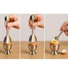 TOPANBIETER 999 Stainless Steel Egg Topper Set of 5 -