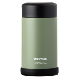 Atlas ATFP-770KH Soup Jar, Lunch Jar, 27.4 fl oz (770 ml), Super Thermal, Food Pot, Hot and Cold Insulated, Stainless Steel, Vacuum Insulated, Includes Inner Stopper, Easy Press, Lunch Box, Khaki,