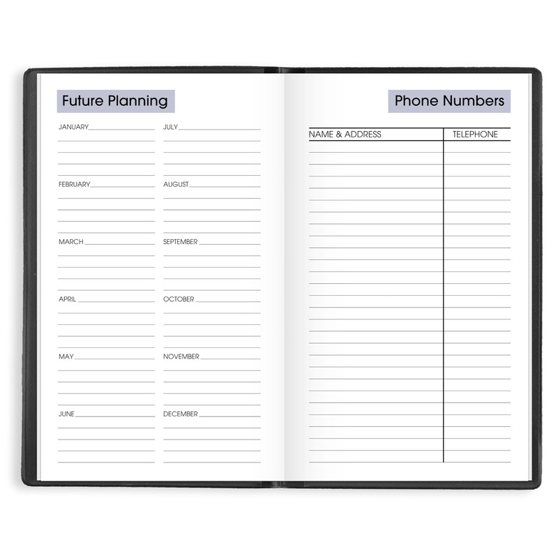 AT-A-GLANCE 2026 Planner, Weekly, 3-1/2" x 6", Pocket Size, Open