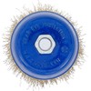 BGS 3987 Brass Coated Wire Cup Brush, Gold/Blue, 100 mm