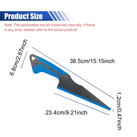 Tuxihapp Car Window Tint Squeegee with Magnetic Rubber Blade – Heavy-Duty Tinting Application Tools for Car Vinyl Wrap, Window Film Installation&Glass Cleaning – Universal Water Removal Scraper (1PC)
