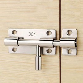 Stainless Steel Door Bolt Latch Hasp Lock Door Latch 2ea