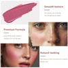 3 Colors Cream Contour Stick, Shades with Highlighter Stick,Blush Stick