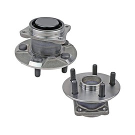Rear Wheel Hub and Bearing Assembly - Set of 2 - Compatible with 2003-2008 Toyota Corolla with Non-ABS Brakes
