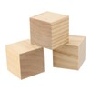 PINGEUI 70PCS 2 x 2 x 2 Inches Wooden Cubes,