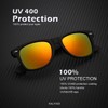 KALIYADI Polarized Sunglasses for Men and Women Matte Finish Sun