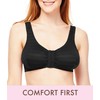 Carole Martin Full-Freedom Comfort Front Closure Bra for Women, Wireless