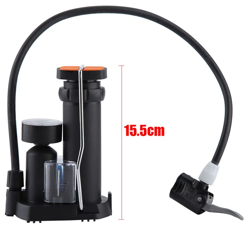 Mini Portable Bicycle Bike Foot Pump High Pressure Floor Inflator
