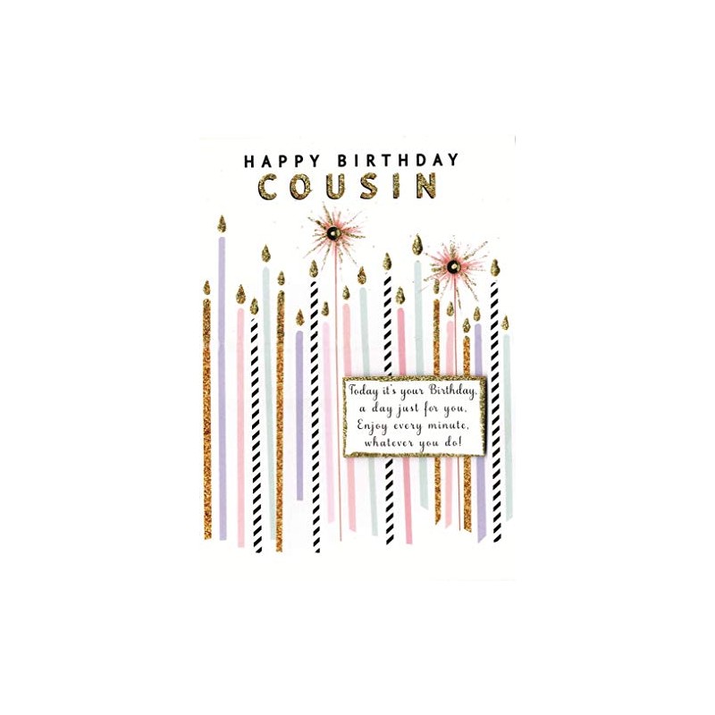 Happy Birthday Cousin Greeting Card Second Nature Just To Say