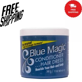 Blue Magic nourishing Hair Dress Anti-Breakage Formula Daily Conditioner, 12 oz