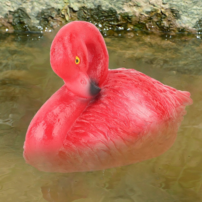 Flamingo Decorations Floating Flamingo Ornaments for Fish Pond Fish Tank