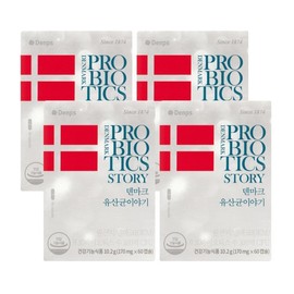 Denps Denmark Probiotics Story 170mg x 60 Capsules (4ea) / 덴프스 덴마크 유산균 이야기 170mg x 60캡슐 4개