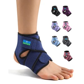 ABYON Cavigliera in Neoprene per Uomo e Donna, Tutore per Caviglia Traspirante Taglie S/M/L con Fasce Regolabili a Forma di 8 per Basket, Manicotto Compressivo per Distorsioni, Artrite e Tendinite