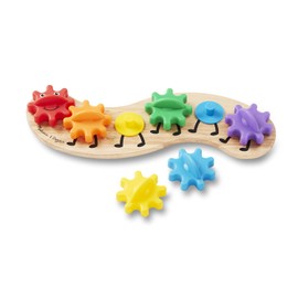 Juguete de oruga arco iris con 6 engranajes intercambiables de Melissa & Doug