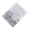 470Pcs Sealing Washer Aluminum Alloy Round Flat Washer Assortment Kit