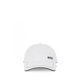 BOSS Men's Baseball Cap Hat Headwear Cap Cotton Twill Cap-1, NEW - White100
