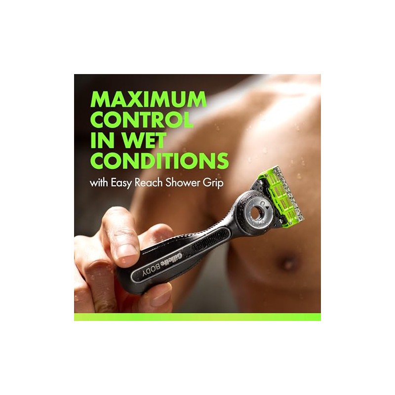 GilletteLabs Body + Intimate Razor for Men, 1 Handle &