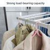 AIMALL 8 PCS Portable Folding Travel Clothes Hanger with Storage