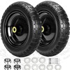 13" Flat Free Wheels Replacement for GOR Garden Cart Tires,