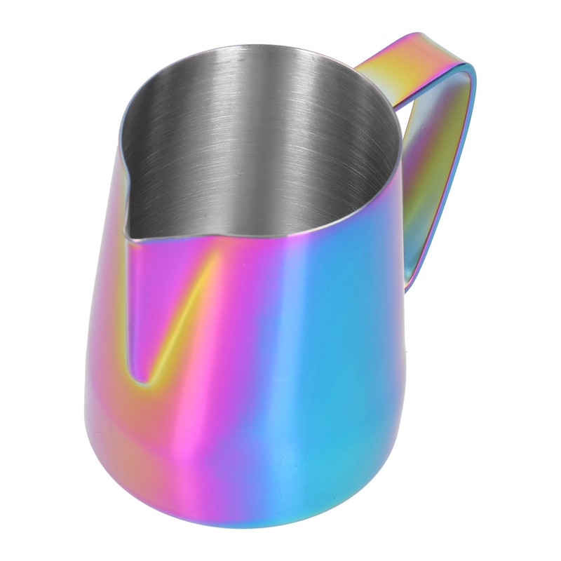Stainless Steel Milk Frothing Pitcher Pointed Mouth Coffee Frother Cup