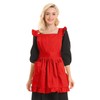 LilMents Retro Adjustable Ruffle Apron Kitchen Cooking Baking Cleaning Maid