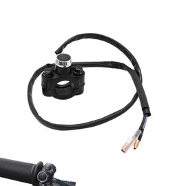 LOYELEY Motorcycle Waterproof Self-Recovery Switch Accessory Customized Aluminum Alloy Base Start Stop Horn Power Switch Easy to Install