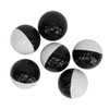 6PCS Golf Balls Synthetic Rubber Resin Putting Practice Ball for