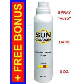 BEST (1) Sunless Self Tanning DARK Spray 6 oz + BEST (1) Sunless Self Tanning Applicator Mitt + BEST (1) PAIR Sunless Self Tanning Application Gloves + BEST (1) Sunless Self Tanning Lotion Tanner.