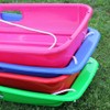 Plastic Winter Toboggan Snow Sled Thicken Durable Sleds for Kids