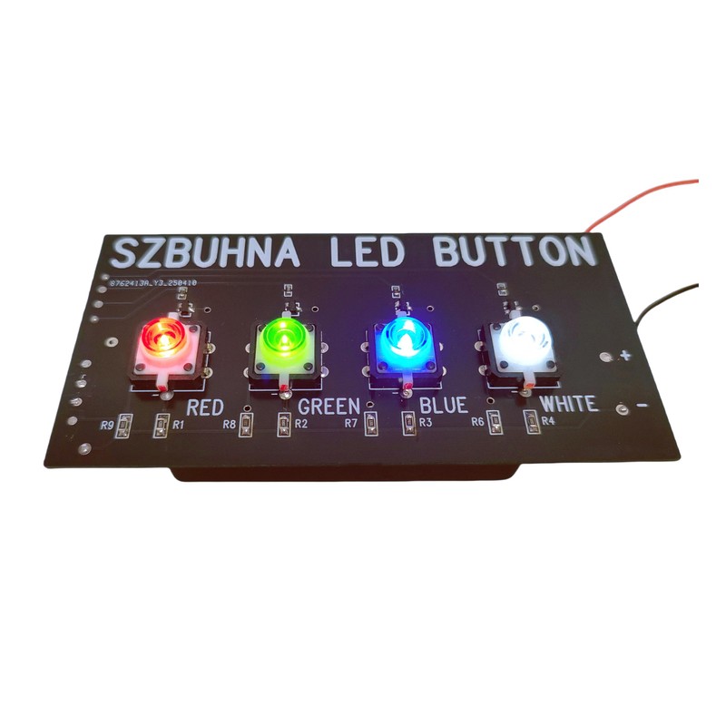 3.3V 5V PCB Mount DIP Illuminated Momentary Tactile Push Button