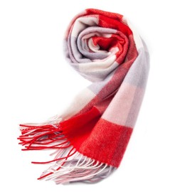 spencer & whitney Wool Scarf for Women and Men 100% soft wool Plaid Tartan Scarf Fashion Lightweight Warm blanket Scarf