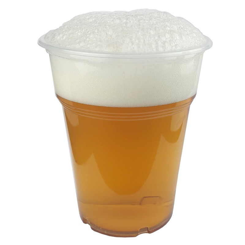 Gastro-Bedarf-Gutheil 50 Disposable Drinking Cups with Measuring Line at 400