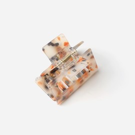 QinGoo Small Acrylic Hair Clip 1 Piece Beautiful Hair Clip Women's Hair Accessories Headdress Elegant Hair Accessory (5.2 x 4.5 cm, Multi-Colour)