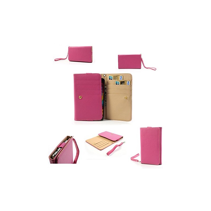 DFV mobile - Smooth synthetic leather cover premium with card