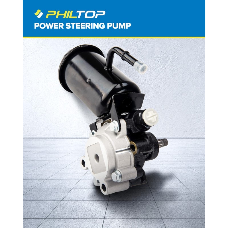 PHILTOP Power Steering Pump 21-5229 for 1995-2004 Tacoma 3.4L, 1996-2000