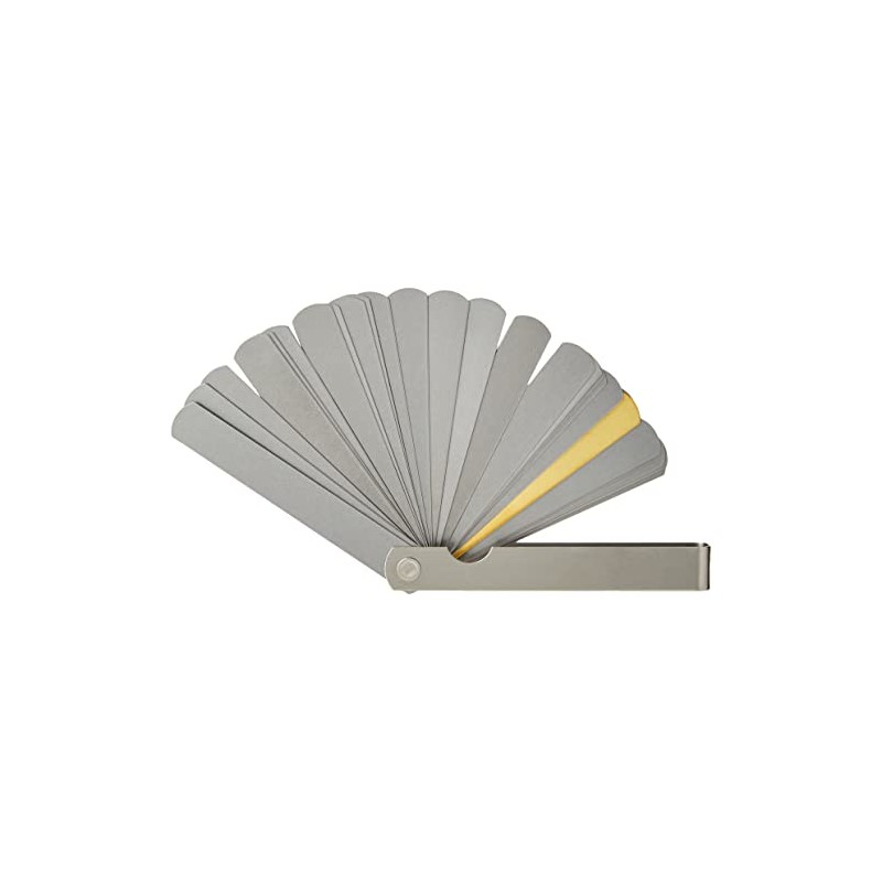 Blue Spot Tools 02084 Blade Feeler Gauge, Silver, Set of