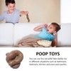 DAZZLUXE 6 Pieces Simulated Poop Come with 1 Storage Bag,
