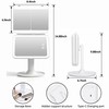 Rechargeable Travel Makeup Mirror with Light,10X 40X Magnification