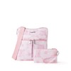 Baggallini Women's Horizon Crossbody, Pink Tie-dye