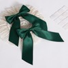 4in Christmas Dark Green Hair Bows Alligator Clips for Teen