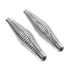 Timsec 2-Pack BBQ Spring Handle, 5.5-Inch Long Stainless Steel Smoker