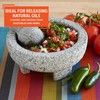 IMUSA USA Granite Molcajete Spice Grinder 6-Inch, Gray