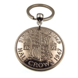A Silver Dream 1947 Half Crown Coin Keyring