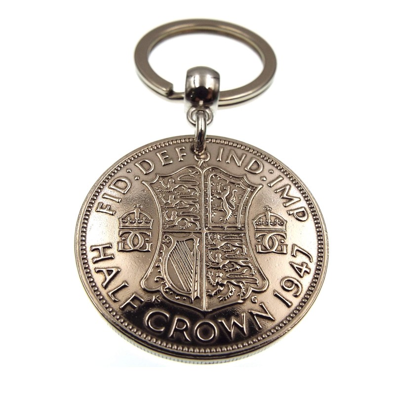 A Silver Dream 1947 Half Crown Coin Keyring