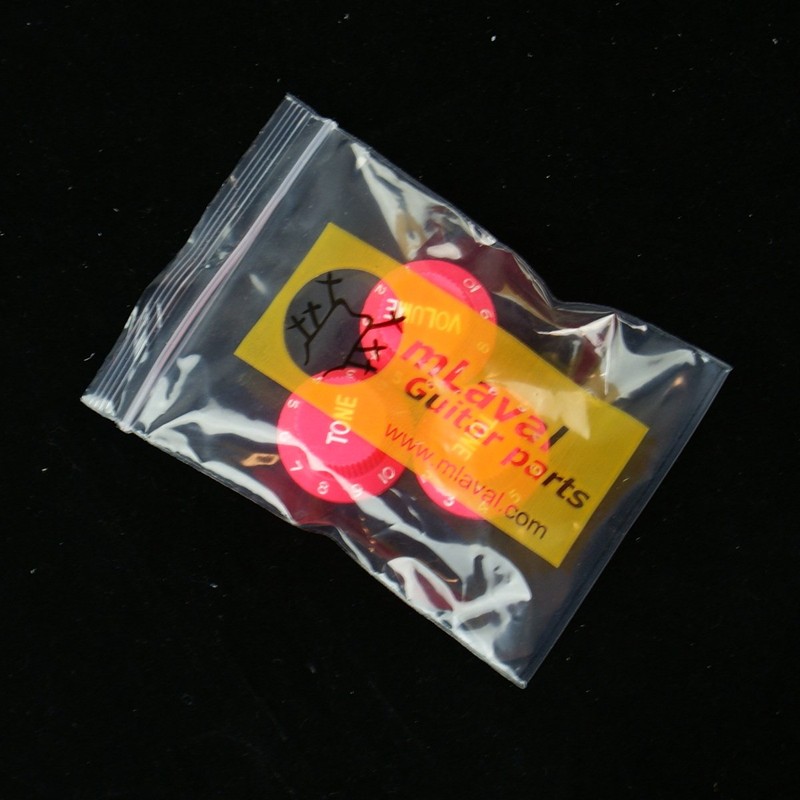 Strat style Guitar Control knobs Set (2 Tones, 1 Volume),Pink