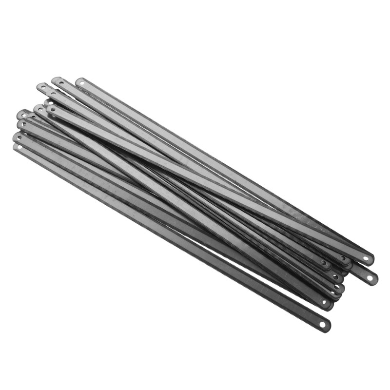 WOONEKY Flexible Hacksaw Blades 25pcs Set Double-sided Carbon Steel Ideal