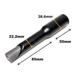 Handle Post Conversion Column for Bicycles, Normal Light Vehicles, Threaded Stem, Caliber Adapter (Black)