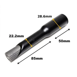 Handle Post Conversion Column for Bicycles, Normal Light Vehicles, Threaded Stem, Caliber Adapter (Black)