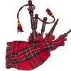 Tartancity Royal Stewart Bagpipe for Kids with 2 Reeds Highland